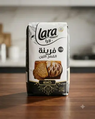 لارا فرينة كاملة القمح اللين 1كغ