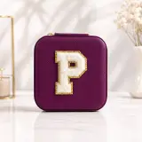 💎 Boîte à Bijoux Personnalisée avec Lettre Chenille