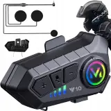 Bluetooth Y10 casque moto - Sans fil Son Haite Qualité