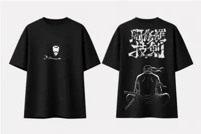 T-shirt Oversize One Piece - Roronoa Zoro