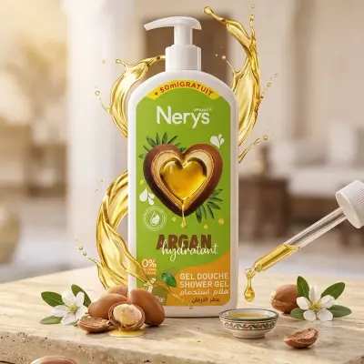 Nyres جال دوش بزيت  الارغان 1L