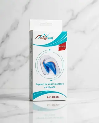 Support de voûte plantaire en silicone