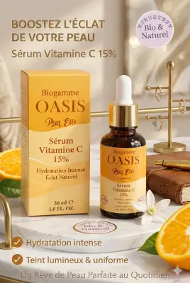 Sérum Vitamine C 15% – Biogamme Oasis
