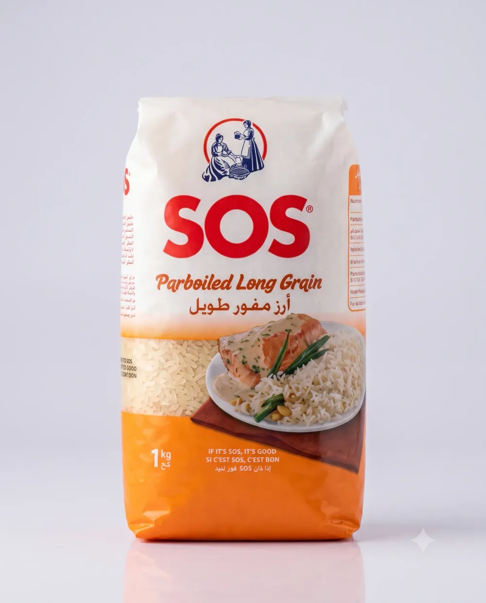 ارز SOS مفور طويل 1كغ