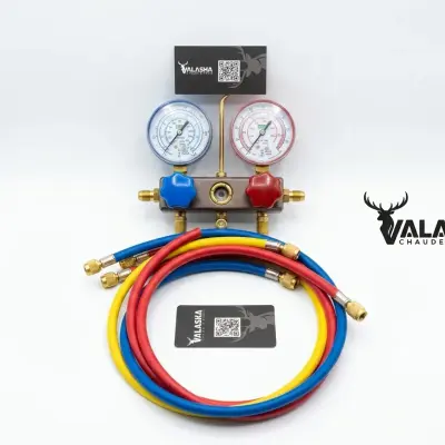 manomètres à 2 voies manifold (made in Switzerland)