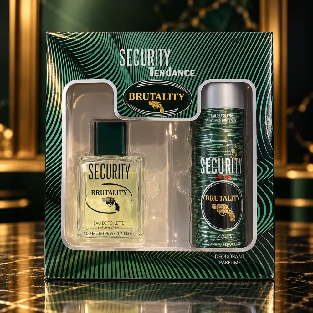 Coffret Cadeaux Parfum Security - Brutality - 2Pcs Pour Homme