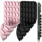 Support Téléphone XL à Double Ventouse – Silicone Antidérapant, Amovible