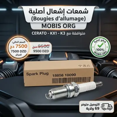 18858-10090 BOUGIE D ALLUMAGE KX1-K3-K4-CERATO4-5-RIO4-5 MOBIS ORG