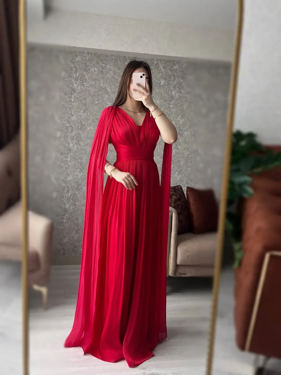 فستان سهرة من الأرغونزا الفاخرة