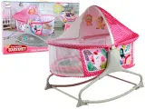 Bassinet Berceau, Lit à bascule avec tapis 2en1, sons et vibrations pour Bébé - سرير أطفال هزاز مع حصيرة
