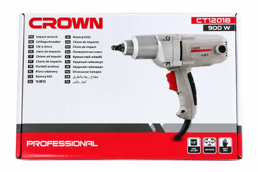 Boulonneuse Électrique 900Watt CROWN 320N.m CT12018