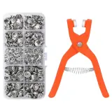 Pince Bouton Cerceau Simple Plastique Avce Bouton