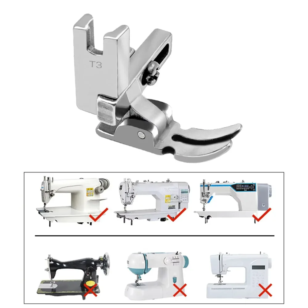 Pied de Biche T3  3en1 Couture simple et Fermeture Gouche et Droit