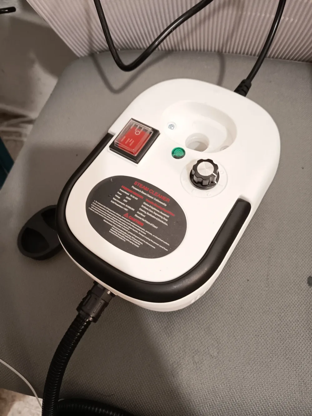 Nettoyeur vapeur 2500W avec 5 tête de Brosse