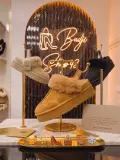 🥿 سليبر شتوي بلاتفورم مبطن بالفرو الفاخر (طراز UGG Tazz Style) ❄️👢