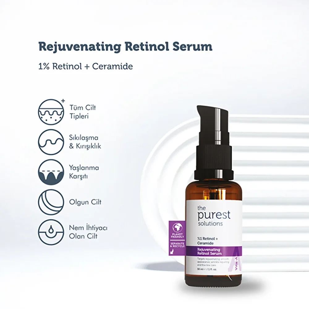 The Purest Solutions & Sérum Rétinol Réparateur & Nourrissant