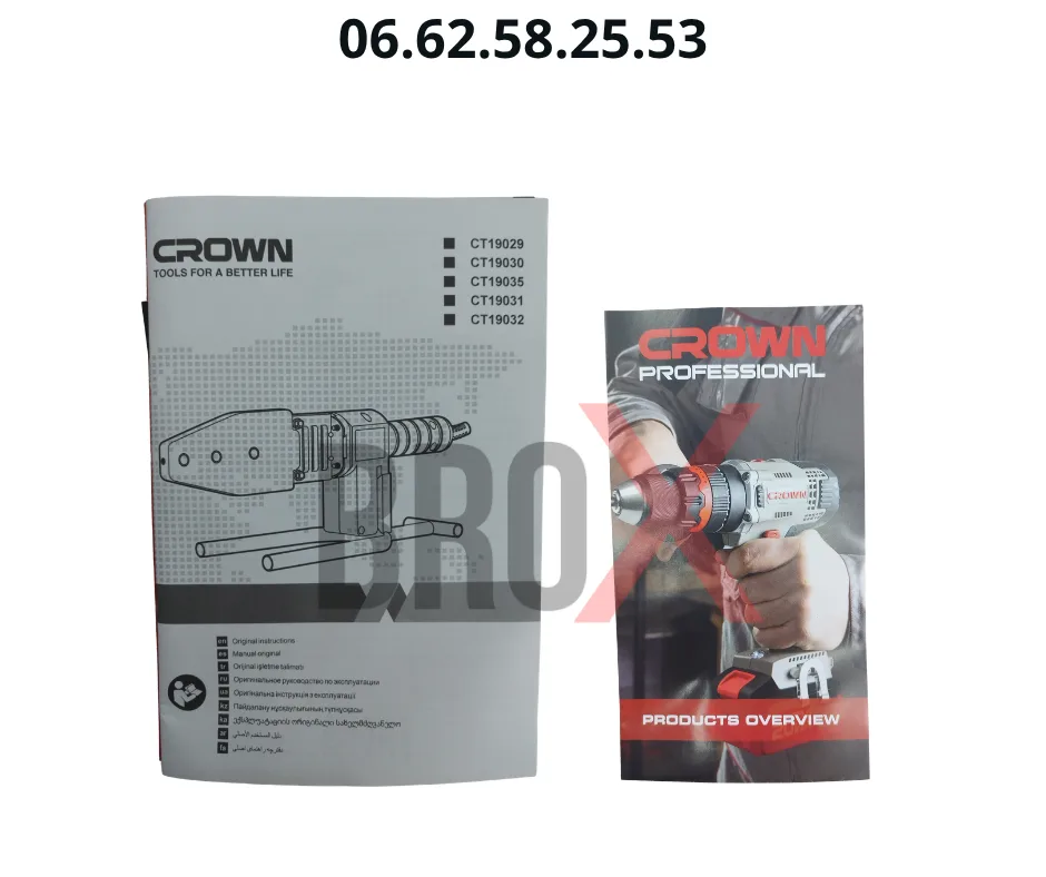 Back to products Soudeuse Thermique 2000W 300°C CROWN CT19029 MC