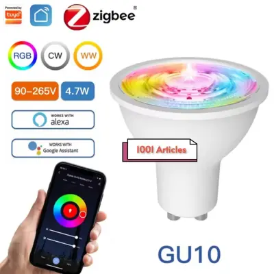 Spot-LED RGB MOES Tuya Zigbee GU10