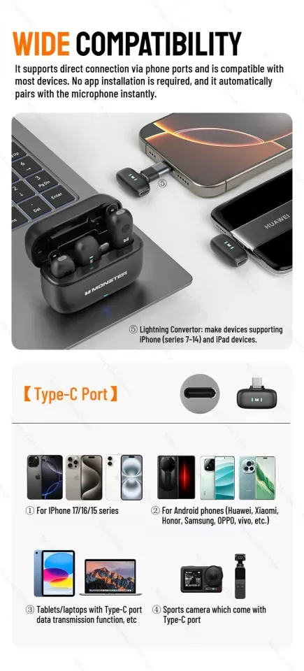MIC LAVALLIÈRE MONSTER N10 PRO