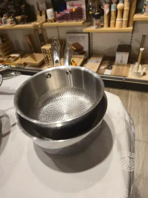 Ensemble 2 Pièces – Casseroles Inox "Art Collection" 18/8 Stainless Steel