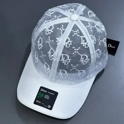 كاسكيطة شبكة Dior ديور بيضاء fullmesh