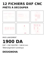 Pack CNC Business Starter – 12 ملفات DXF جاهزة للقص