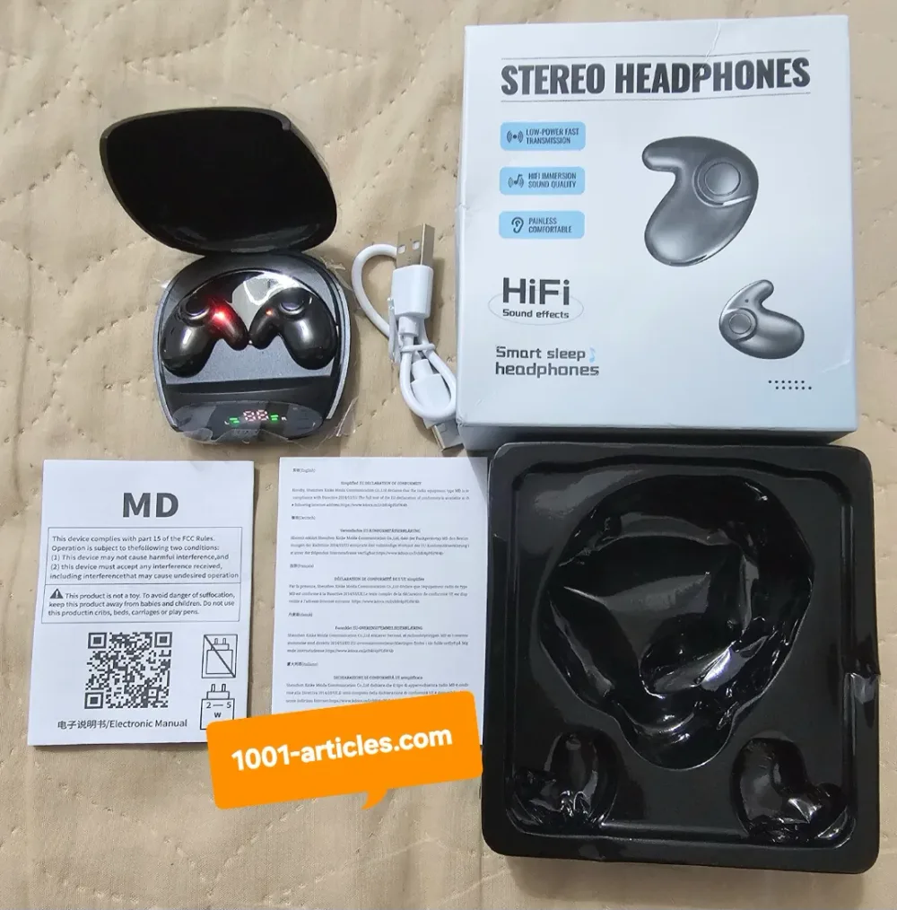 Écouteurs Intra-Auriculaire, Compacts, Wireless Bluetooth Confortables.