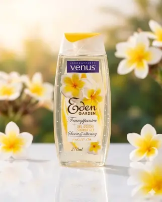 Venus جال دوش بعطر زهرة الفرينجيباني 270ml