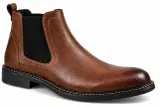 Bottines Homme CityLine Chelsea en Cuir Marron – Style Élégant