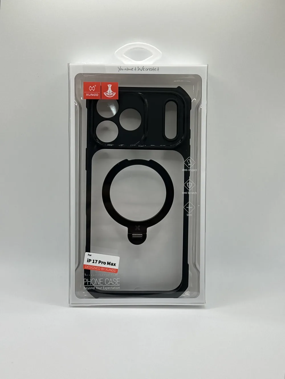 CASE XUNDO WITH HOLDER BLACK