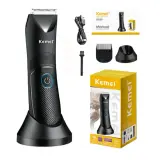 Kemei KM-1838 Tondeuse rechargeable USB Type-C étanche IPX7
