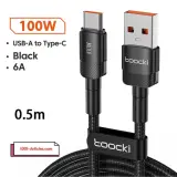 Cable Original Toocki PD 100W 6A USB-Type C