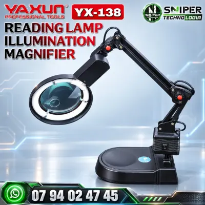 READING LAMP ILLUMINATION MAGNIFIER YAXUN YX-138