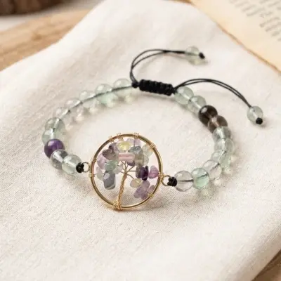 Bracelet, pierre naturelle