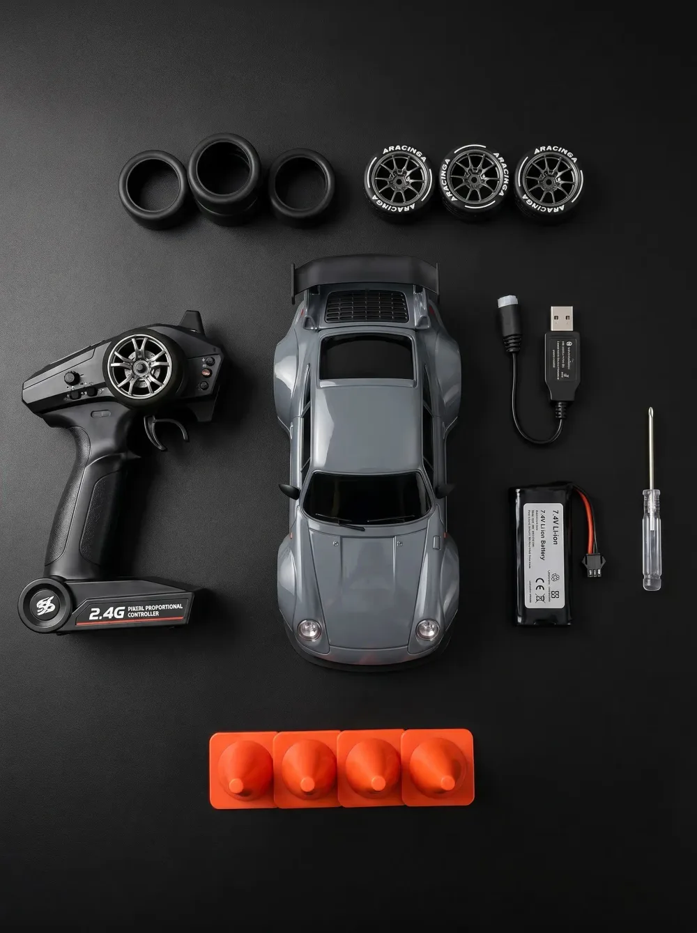 سيارة Porsche 911 الكهربائية للأطفال 🏎️⚡