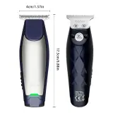 Kemei KM-5021 Tondeuse rechargeable USB – 3 guides 1/2/3 mm