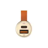 30W ULTRA Mini Zinc Alloy Shell Car Charger C509Q