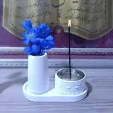 Pot de fleur artificielle 7 pièces