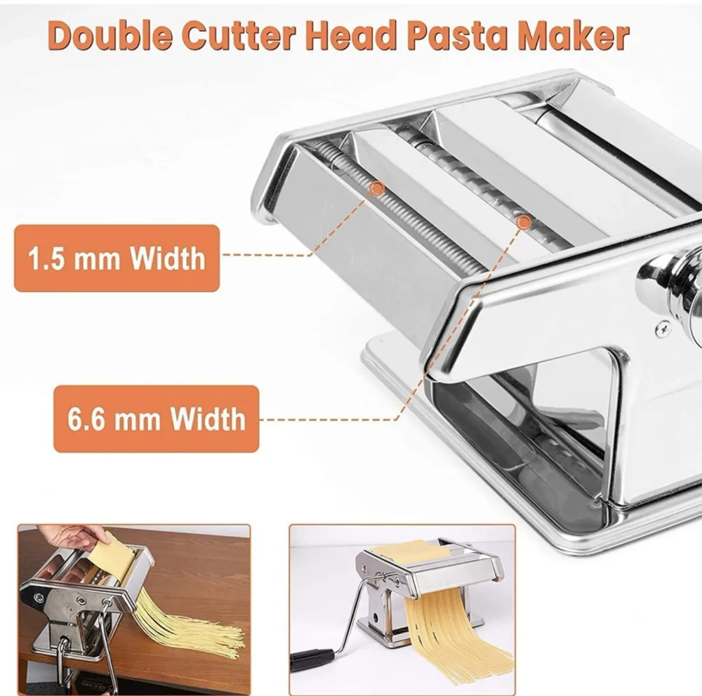 Machine À Pâtes et Nouilles Manuelle 3en1 Sonashi SPM-151 – ماكينة تحضير العجائن