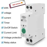 Disjoncteur intelligent TOMZN Tuya Wifi avec rail DIN