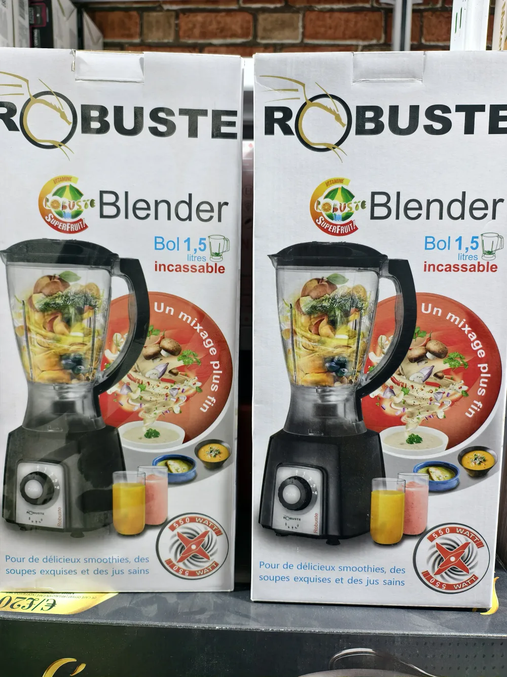 Blender Robuste bol 1.5 L 550 W خلاط كهربائي روبيست