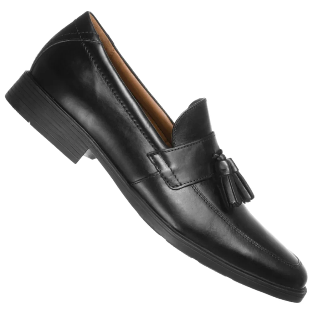 Clarks Tilden Stride Derby cuir Noir