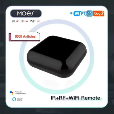 MOES IR et RF WIFI Smart Remote Controller, Télécommande Universelle Tuya Smart.