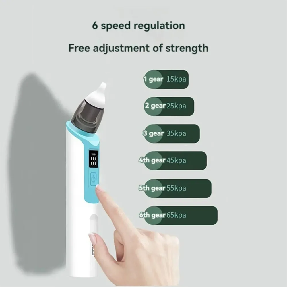 Aspirateur Nasal Électrique pour Bébé Adapté aux Nourrissons et Nouveau-nés – جهاز شفط للرضع