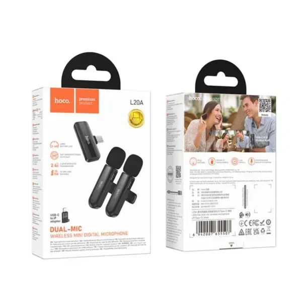 Microphone sans fil L20A HOCO TYPE C / IPHONE