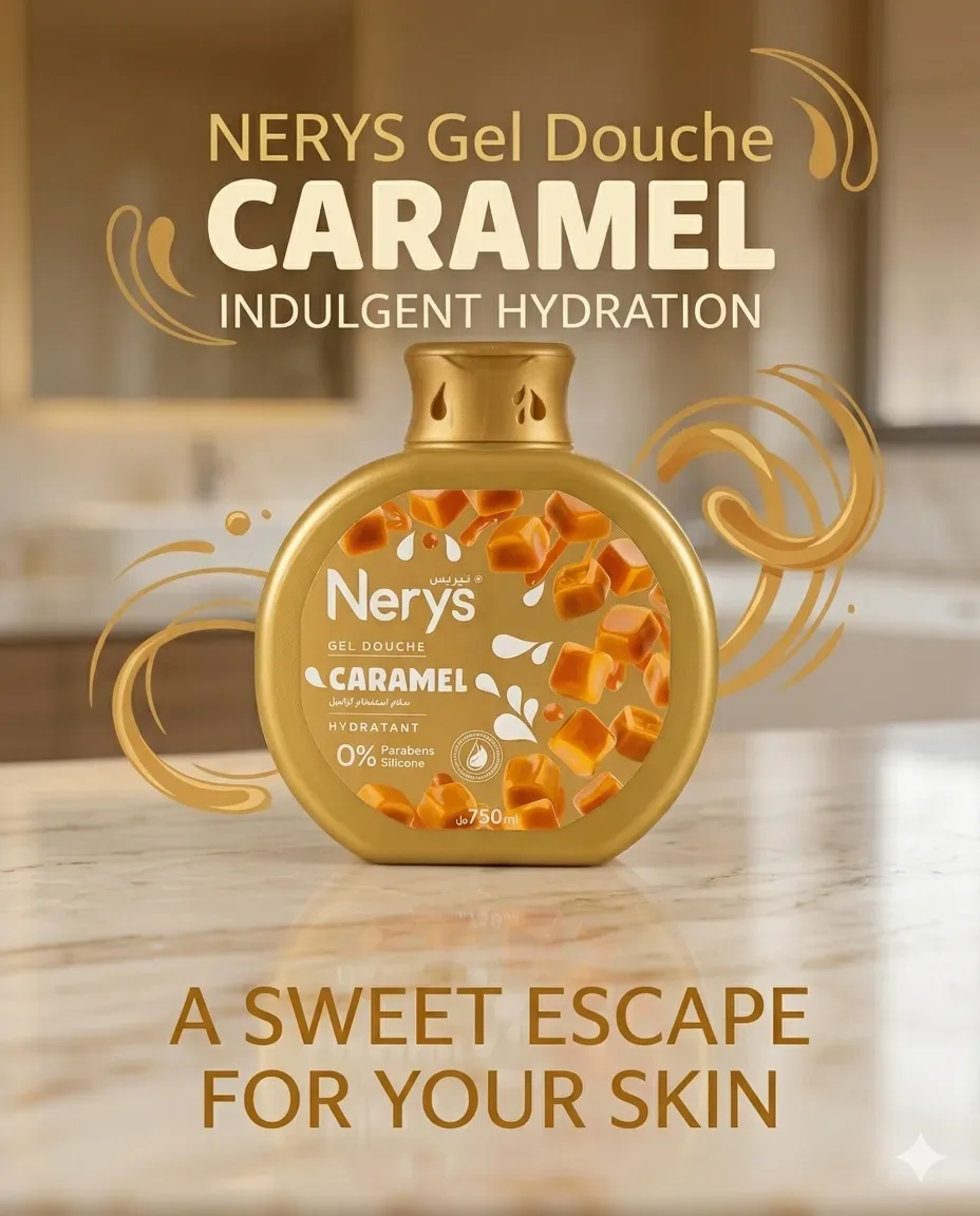 Nyres جال دوش عطر الكراميل 750ml