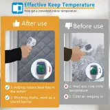 Rideau de Porte Thermique Isolant avec Fenêtre PVC - ستارة الباب الحرارية ذات النافذة الشفافة