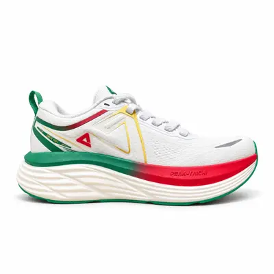 Peak Turbo MCA Running Shoes White Green Red Kids
