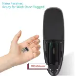 Télécommande G10S vocale, universelle, 2.4G, sans fil, IR Air Mouse