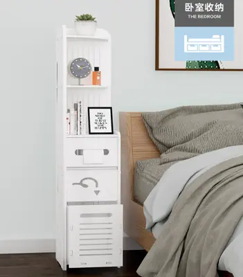 Slim Bedside Storage Cabinet CNC File